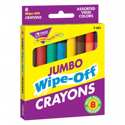 Wipe-Off Crayons, Jumbo