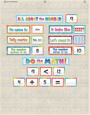 Woven 10 Pocket Chart (34 x 44)