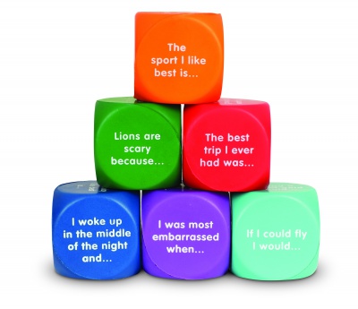 Writing Prompt Cubes