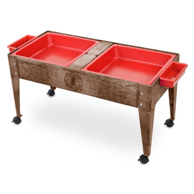 Youth Double Mite Activity Table Milk Chocolate